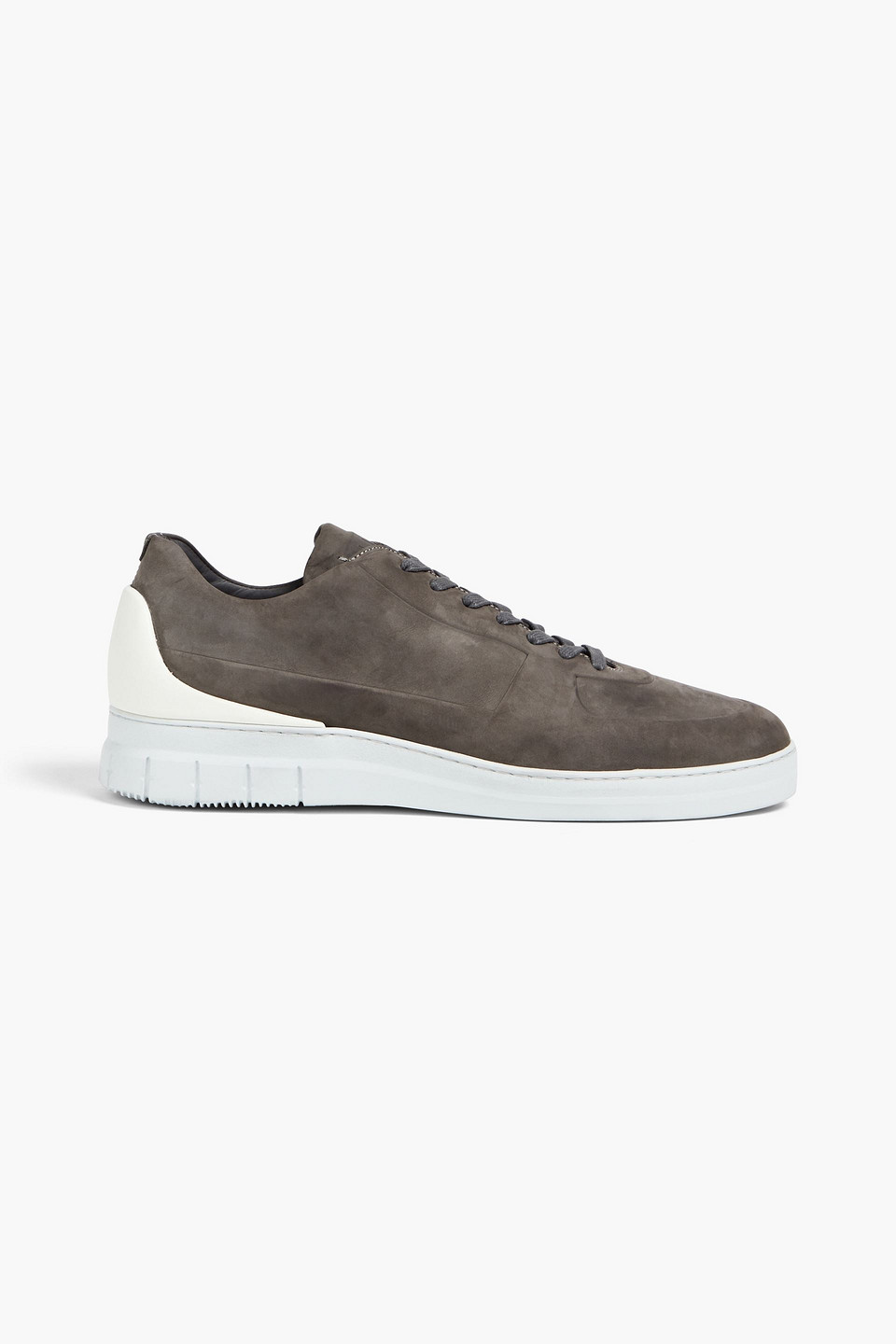 Dunhill Nubuck Sneakers In Gray