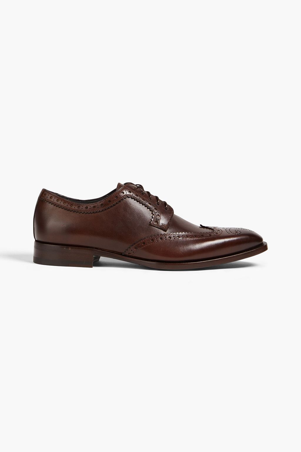 DUNHILL Perforated leather brogues THE OUTNET