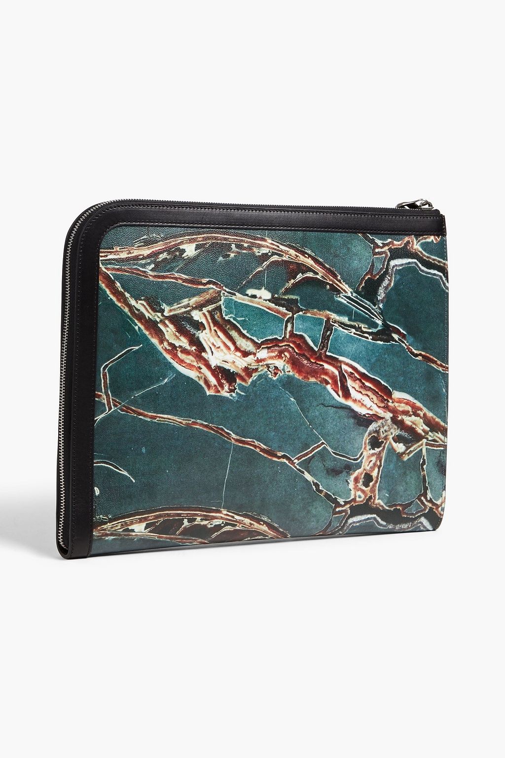 DUNHILL Printed textured-leather tablet case