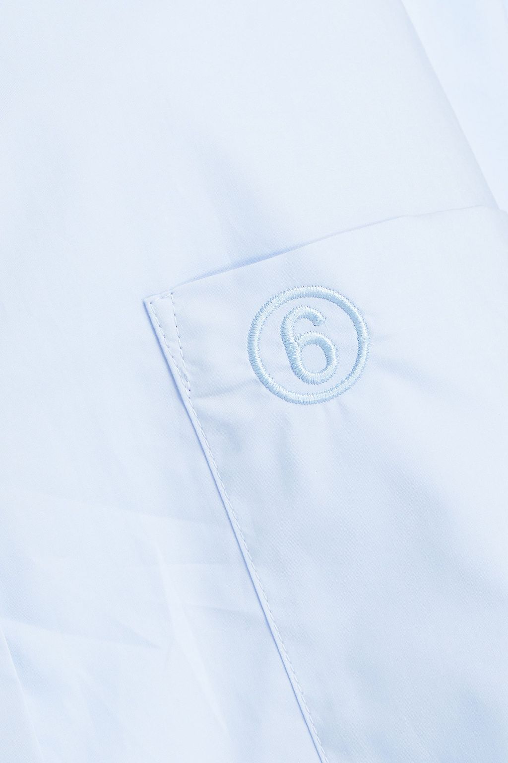 MM6 MAISON MARGIELA Cropped cotton-poplin shirt