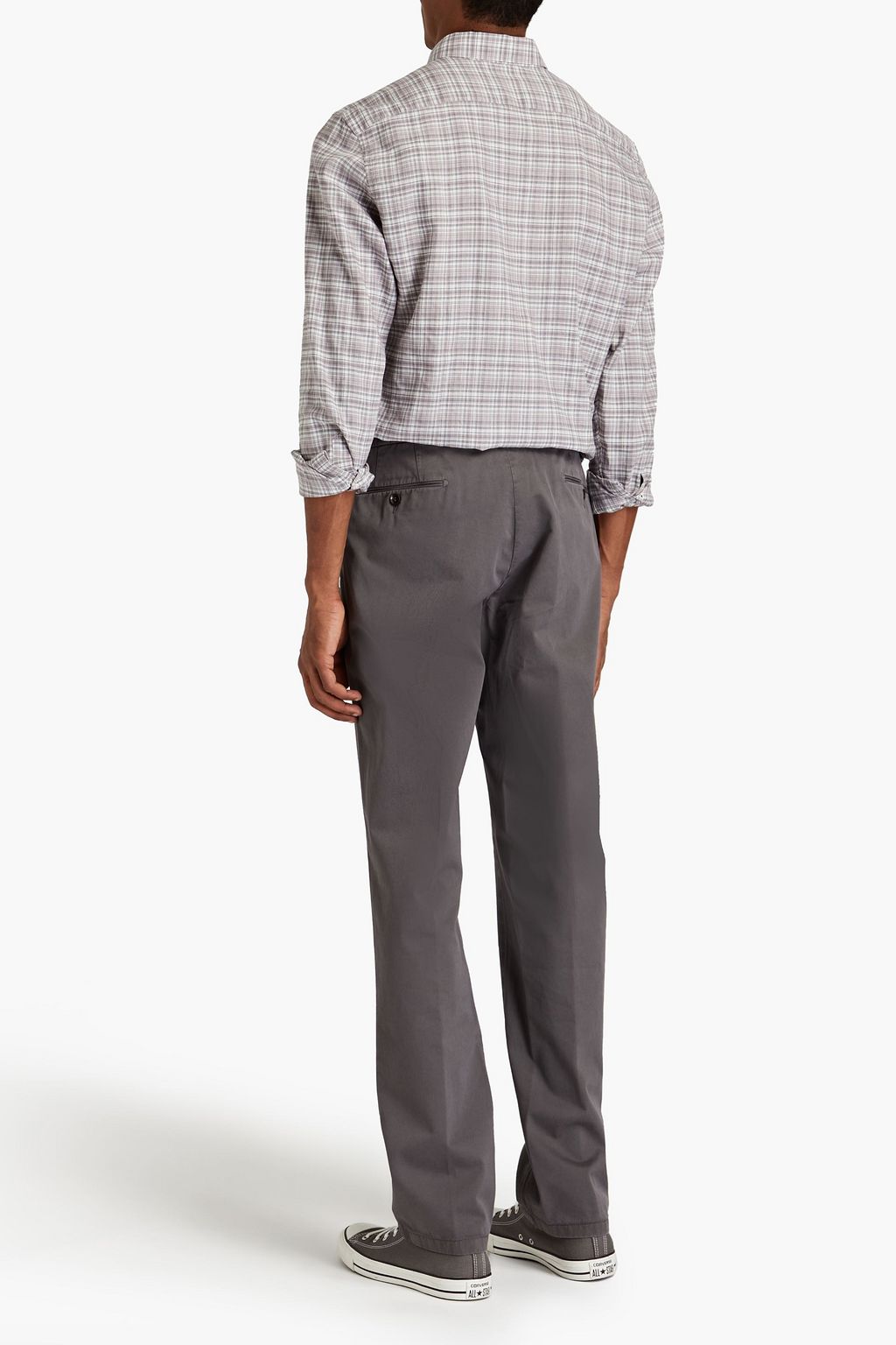 DUNHILL Cotton-twill chinos