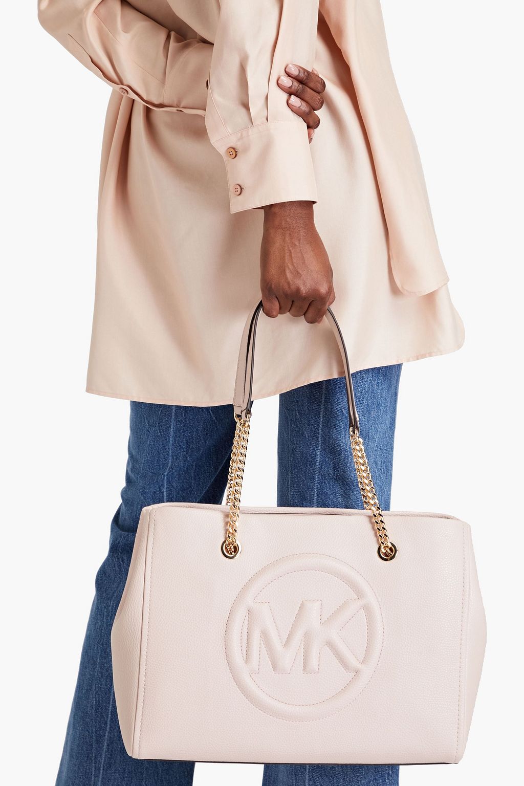 MICHAEL MICHAEL KORS حقيبة يد «برين» من الجلد الصناعي بنقشة بارزة