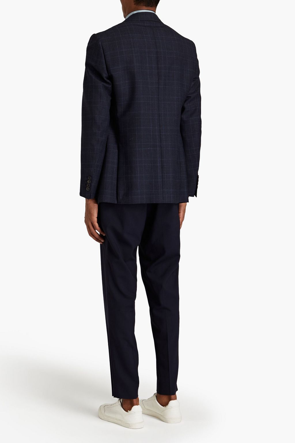 DUNHILL Prince of Wales checked wool blazer