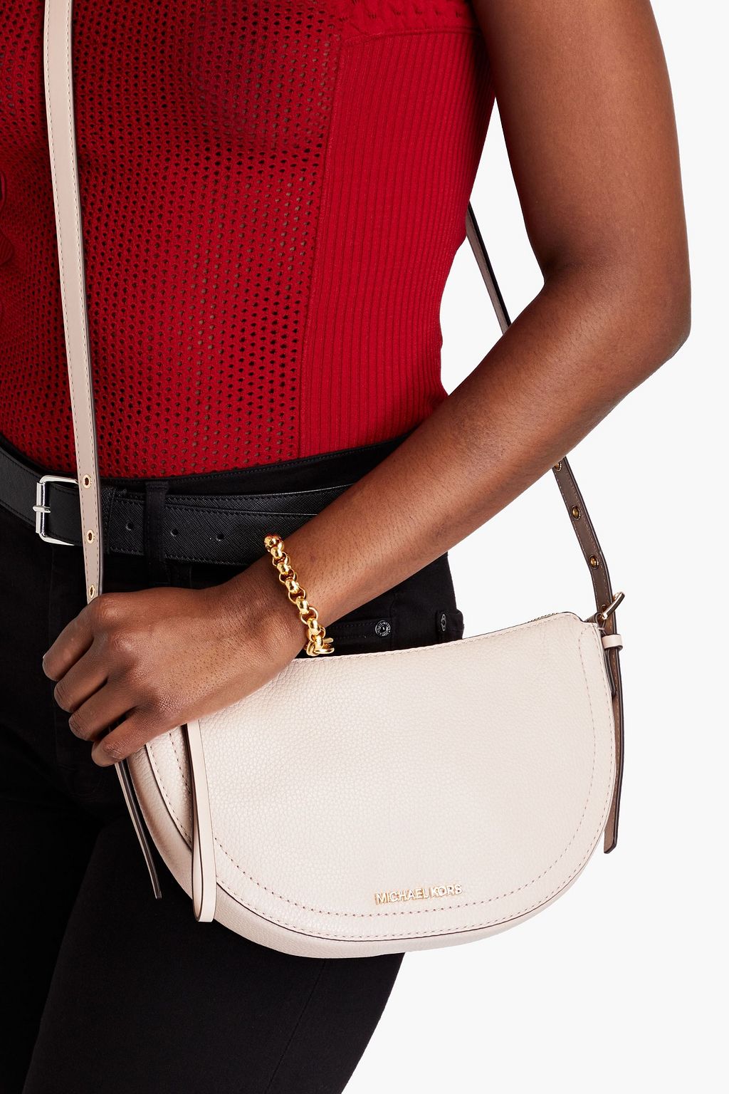 MICHAEL MICHAEL KORS Camden pebbled-leather shoulder bag