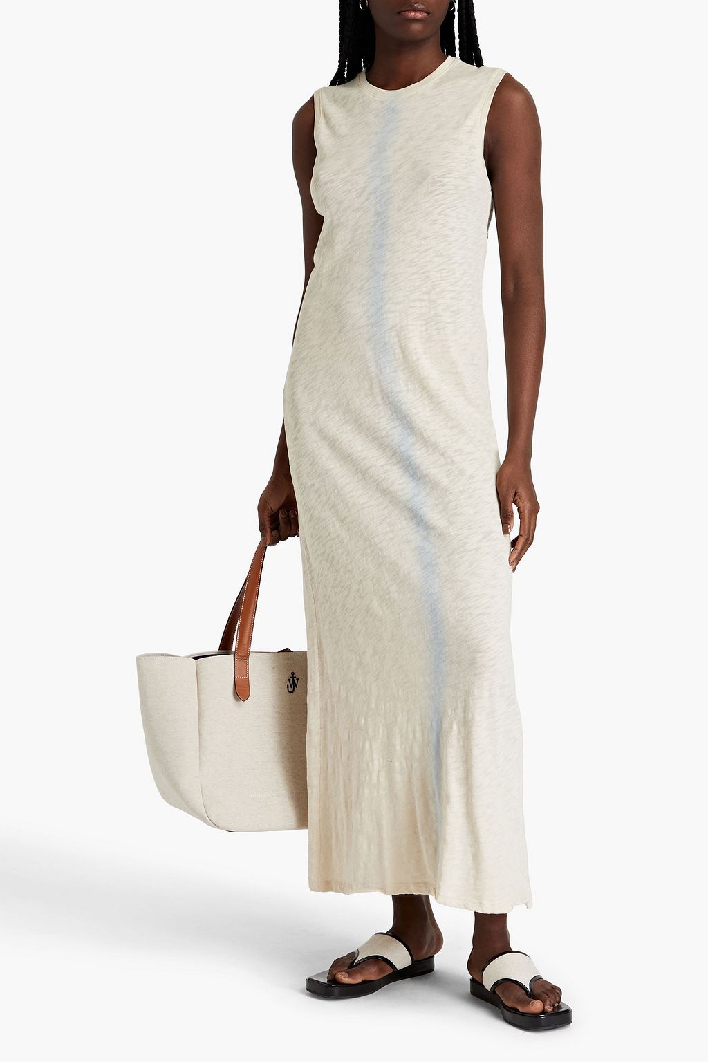 ATM ANTHONY THOMAS MELILLO Printed slub cotton-jersey maxi dress