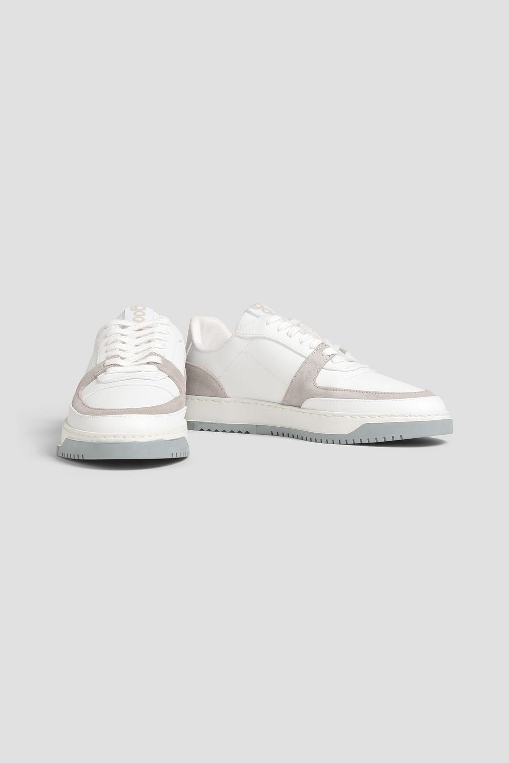 GOOD NEWS Mack faux suede and leather sneakers