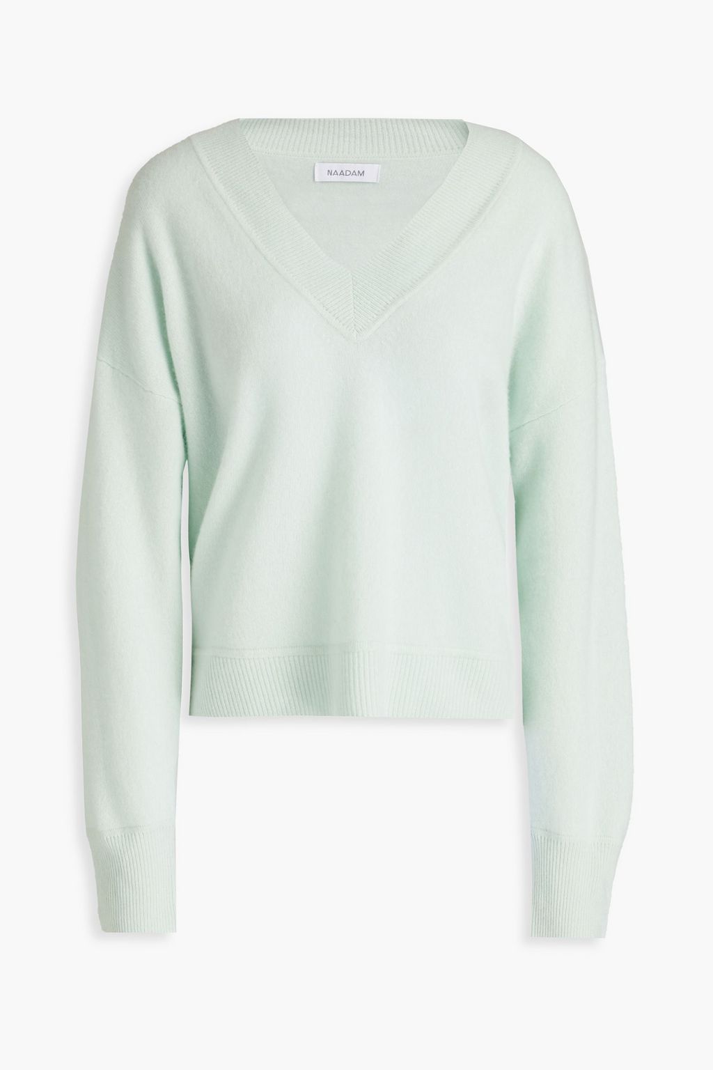 mint green cashmere sweater