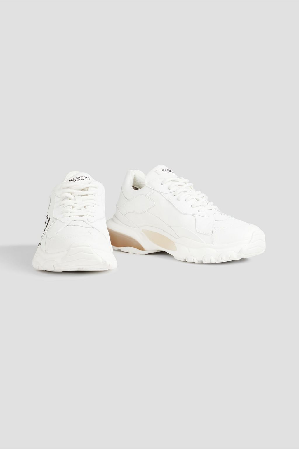 VALENTINO GARAVANI VLTN Bounce printed leather sneakers