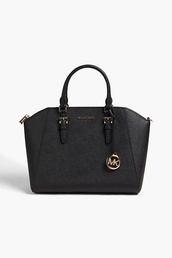 Michael Kors, Bags, Michael Kors Ciara Large Tote Bag Leather Black