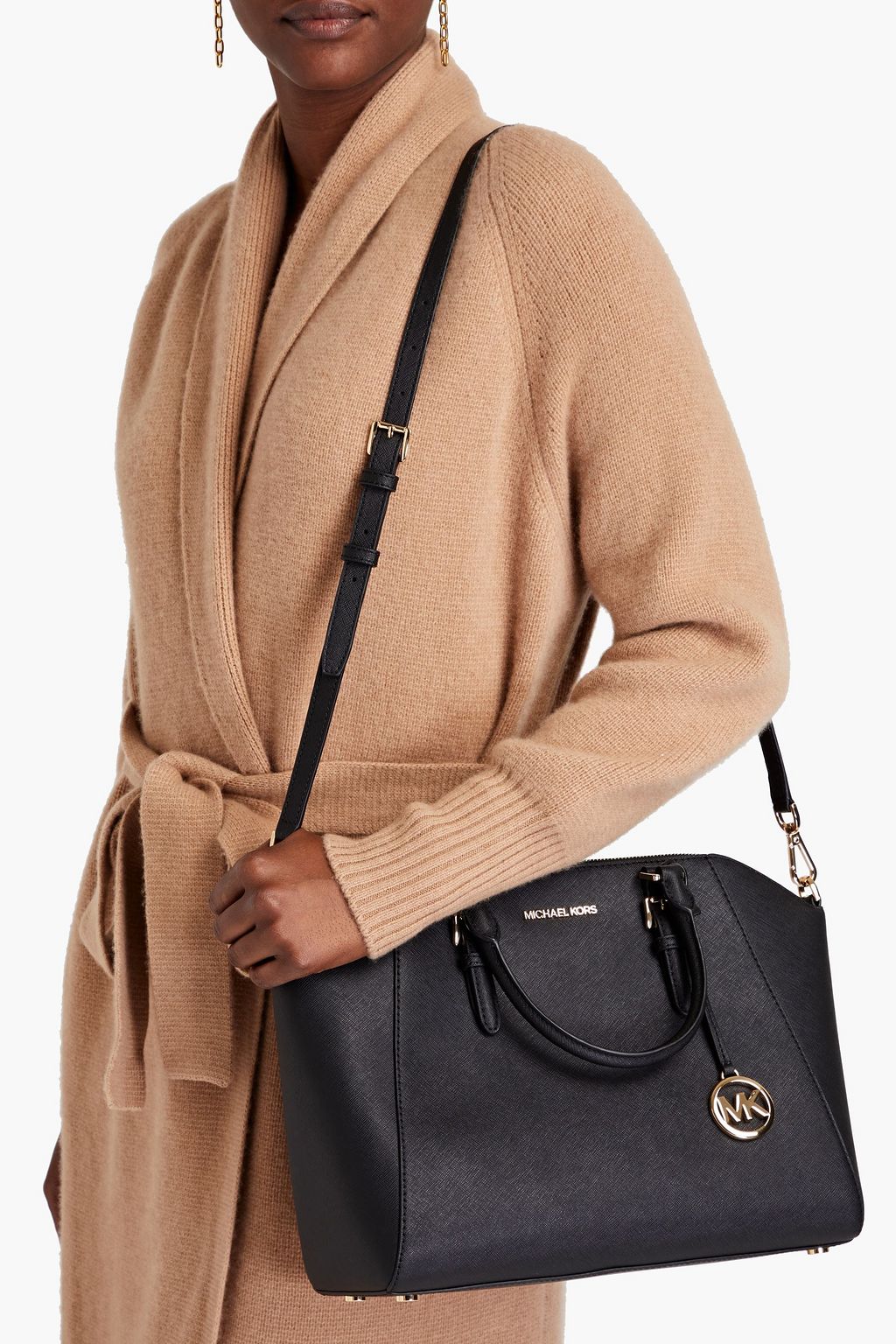 MICHAEL MICHAEL KORS Ciara textured-leather tote