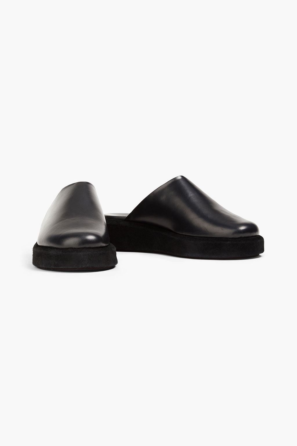 ATP ATELIER Ferrara leather platform slippers