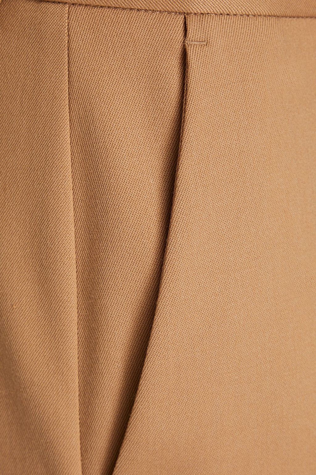 MM6 MAISON MARGIELA بنطلون من التويل بقصة أرجل واسعة