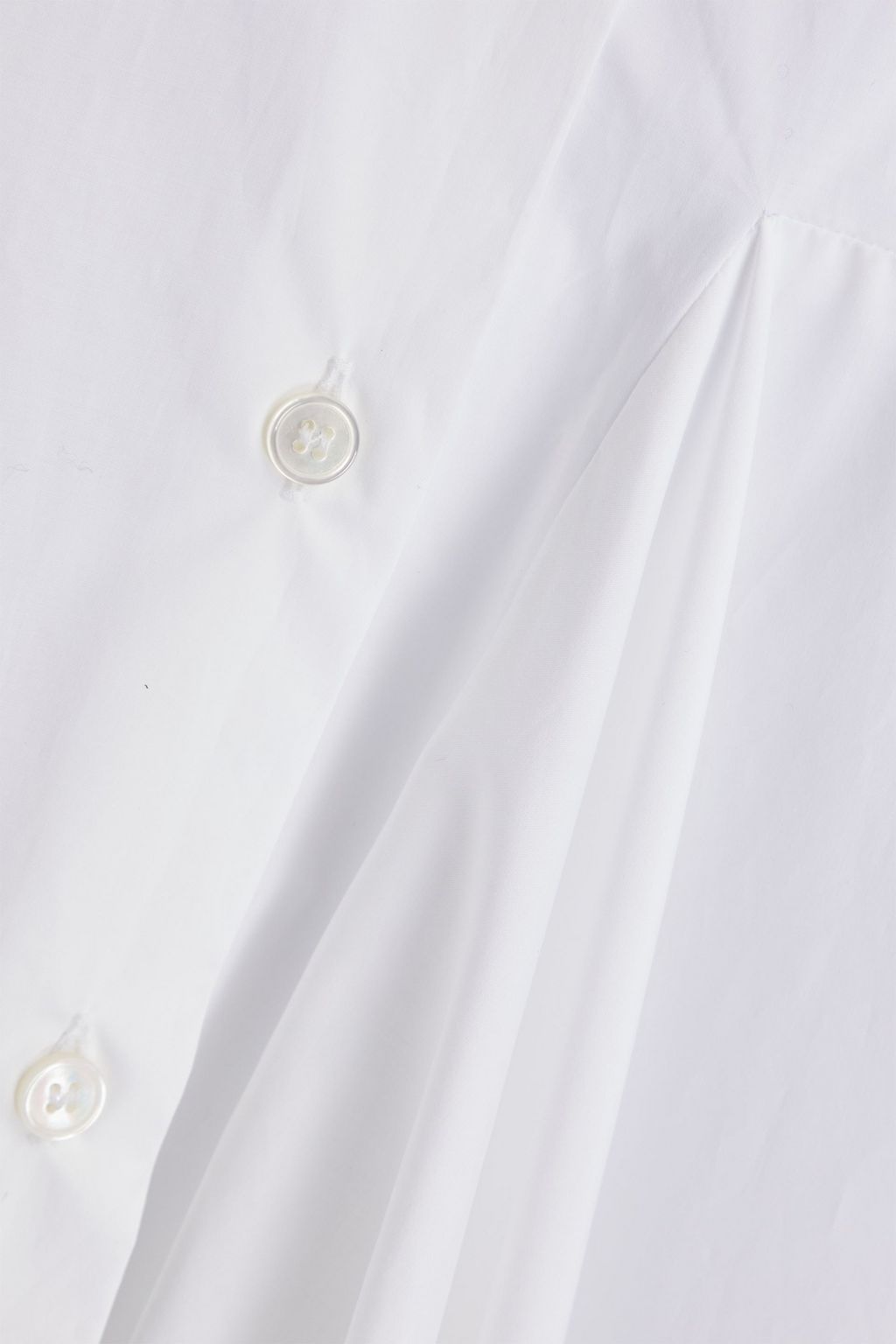 MM6 MAISON MARGIELA Pleated cotton-poplin shirt
