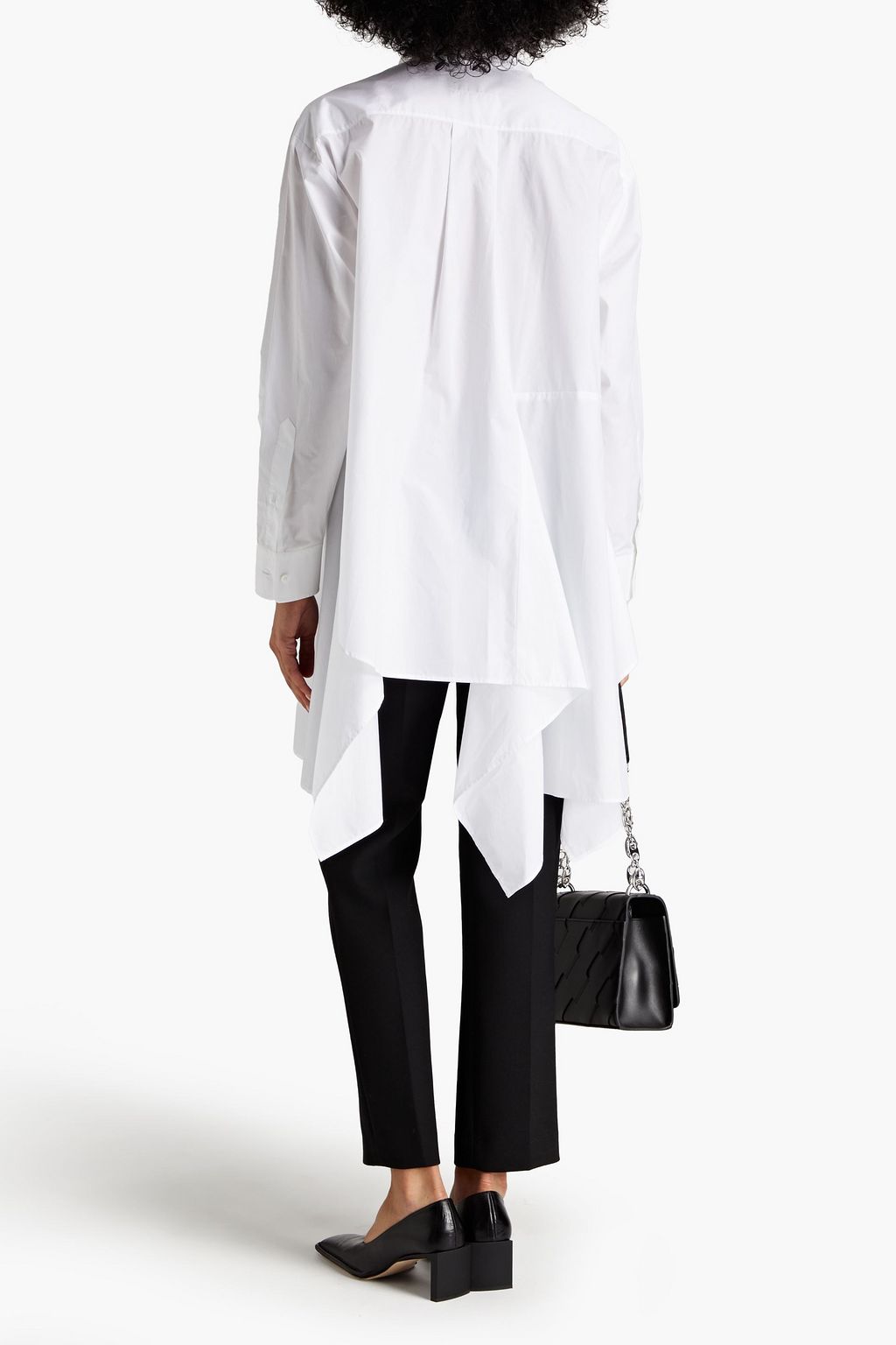MM6 MAISON MARGIELA Pleated cotton-poplin shirt