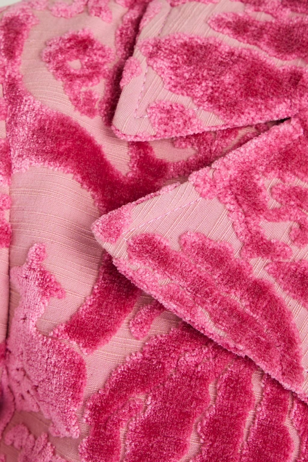 VALENTINO GARAVANI Chenille-jacquard cotton coat
