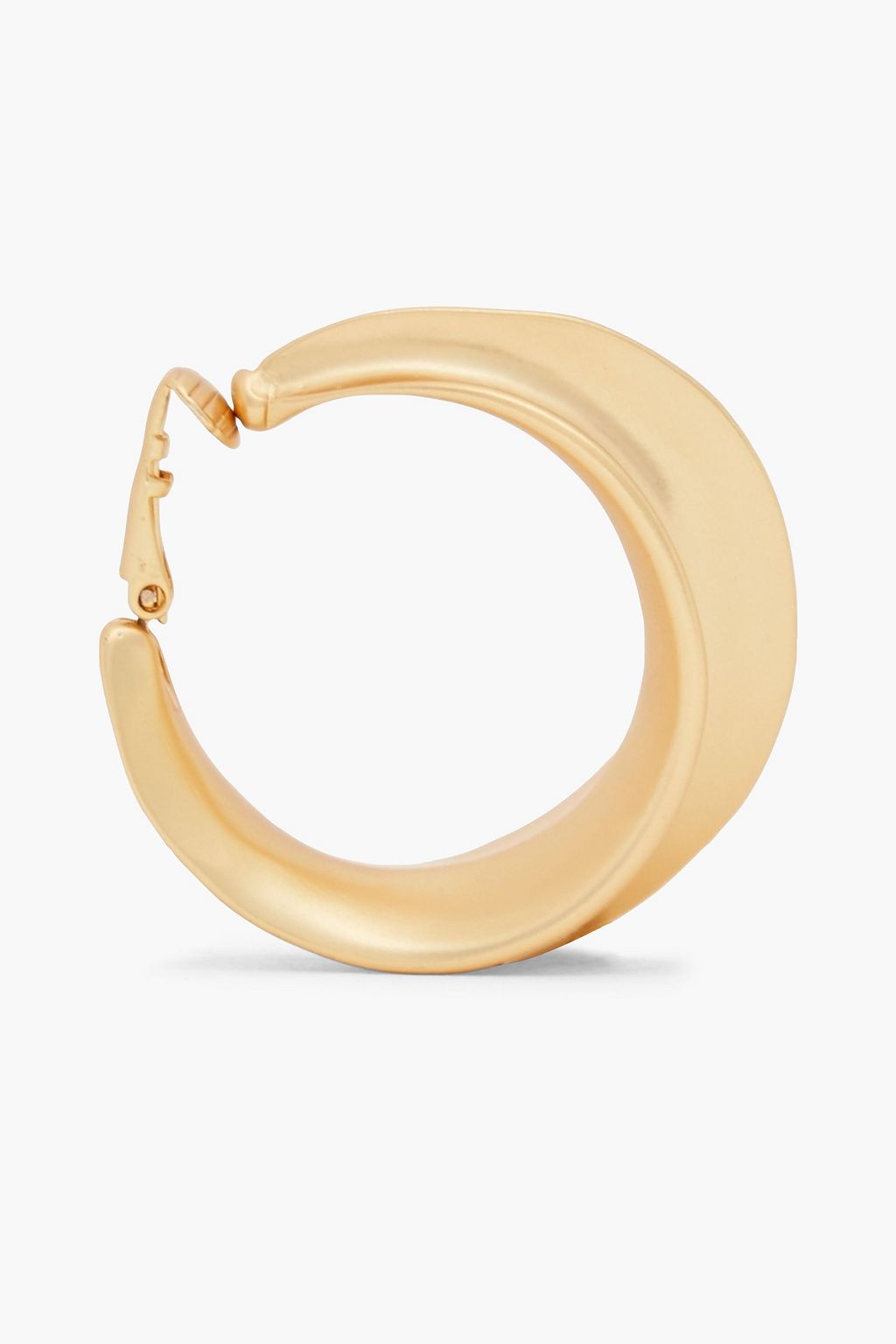 KENNETH JAY LANE Gold-tone clip hoop earrings