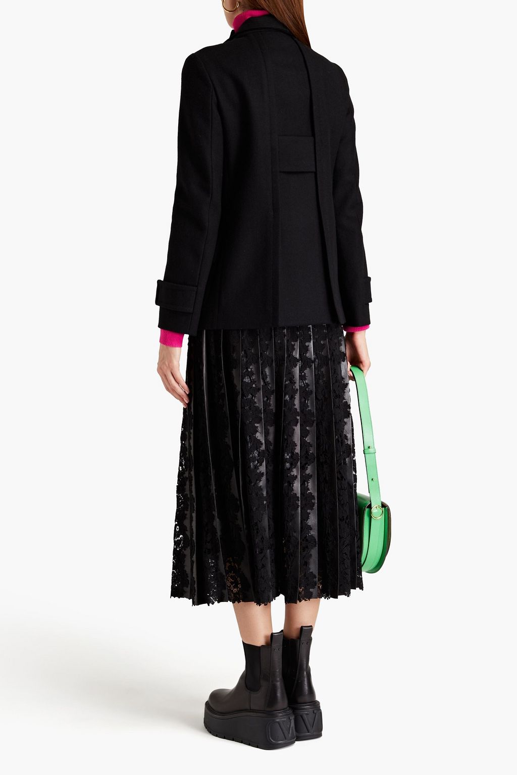 VALENTINO GARAVANI Double-breasted wool-felt coat