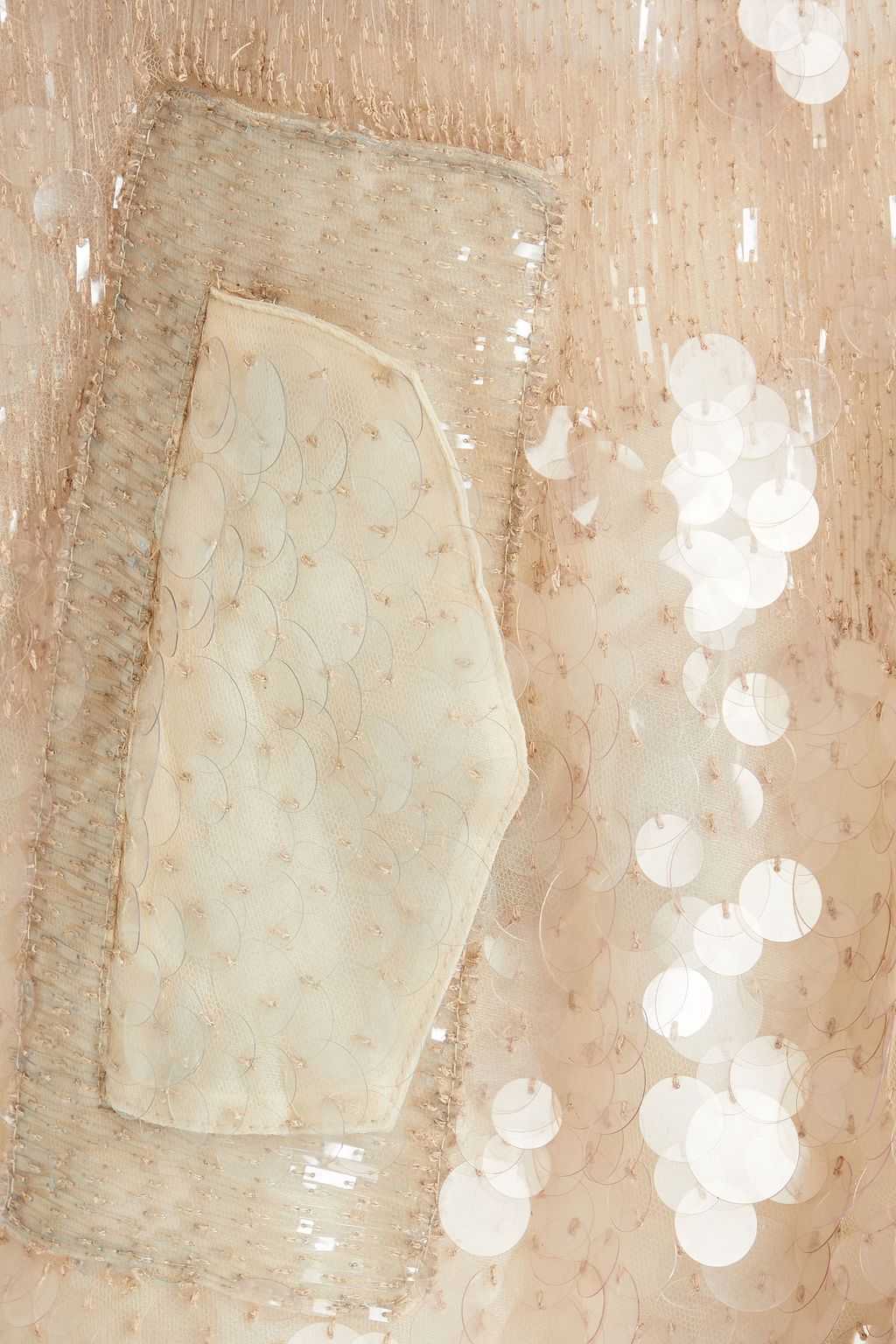 VALENTINO Sequin-embellished tulle jacket
