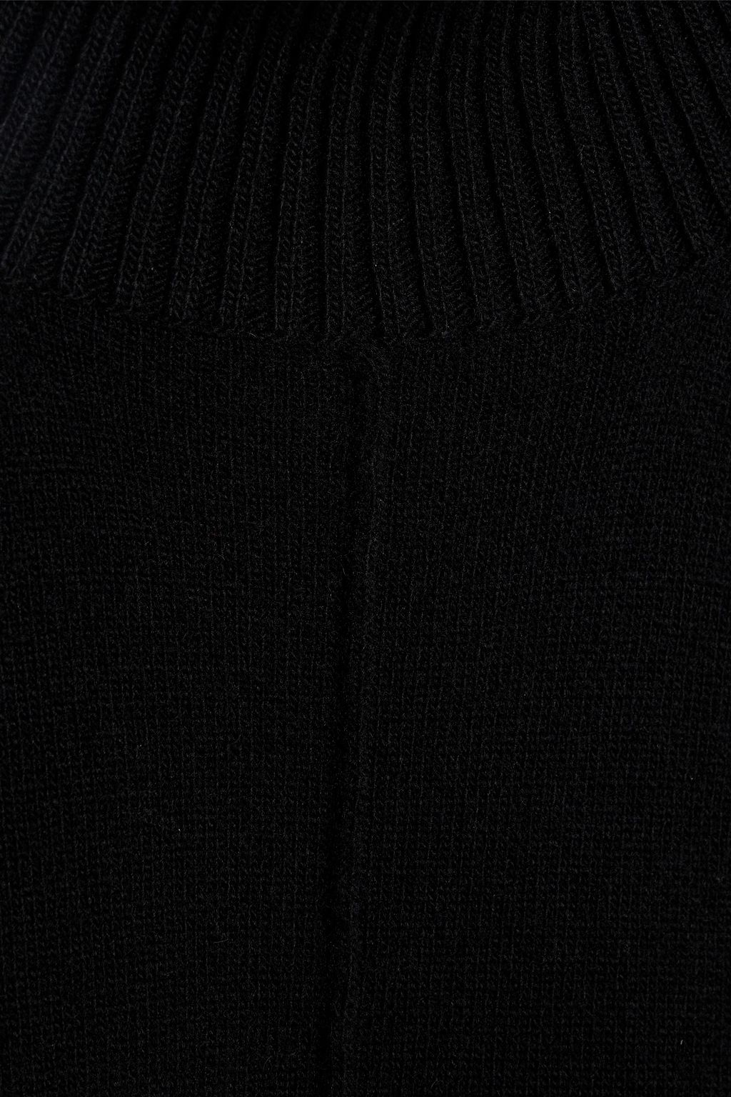 IRIS & INK Scarlett wool turtleneck midi dress