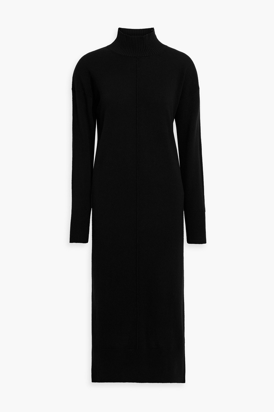 Iris & Ink Scarlett wool turtleneck midi dress