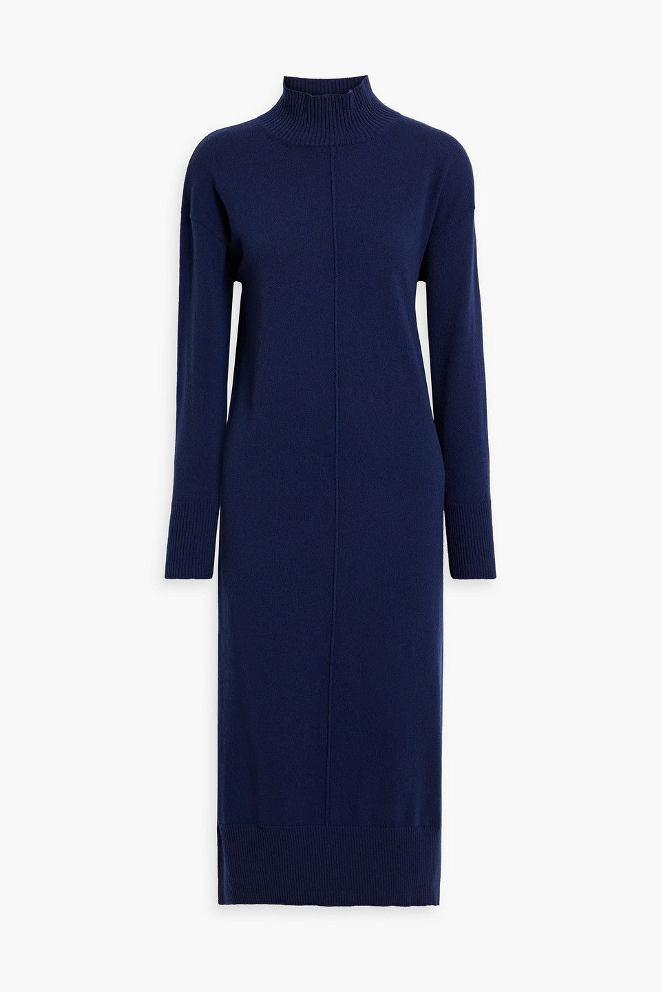 Iris & Ink Scarlett wool turtleneck midi dress