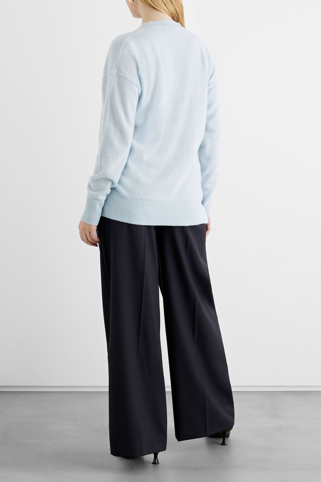 IRIS & INK Hannah melierter Wollpullover