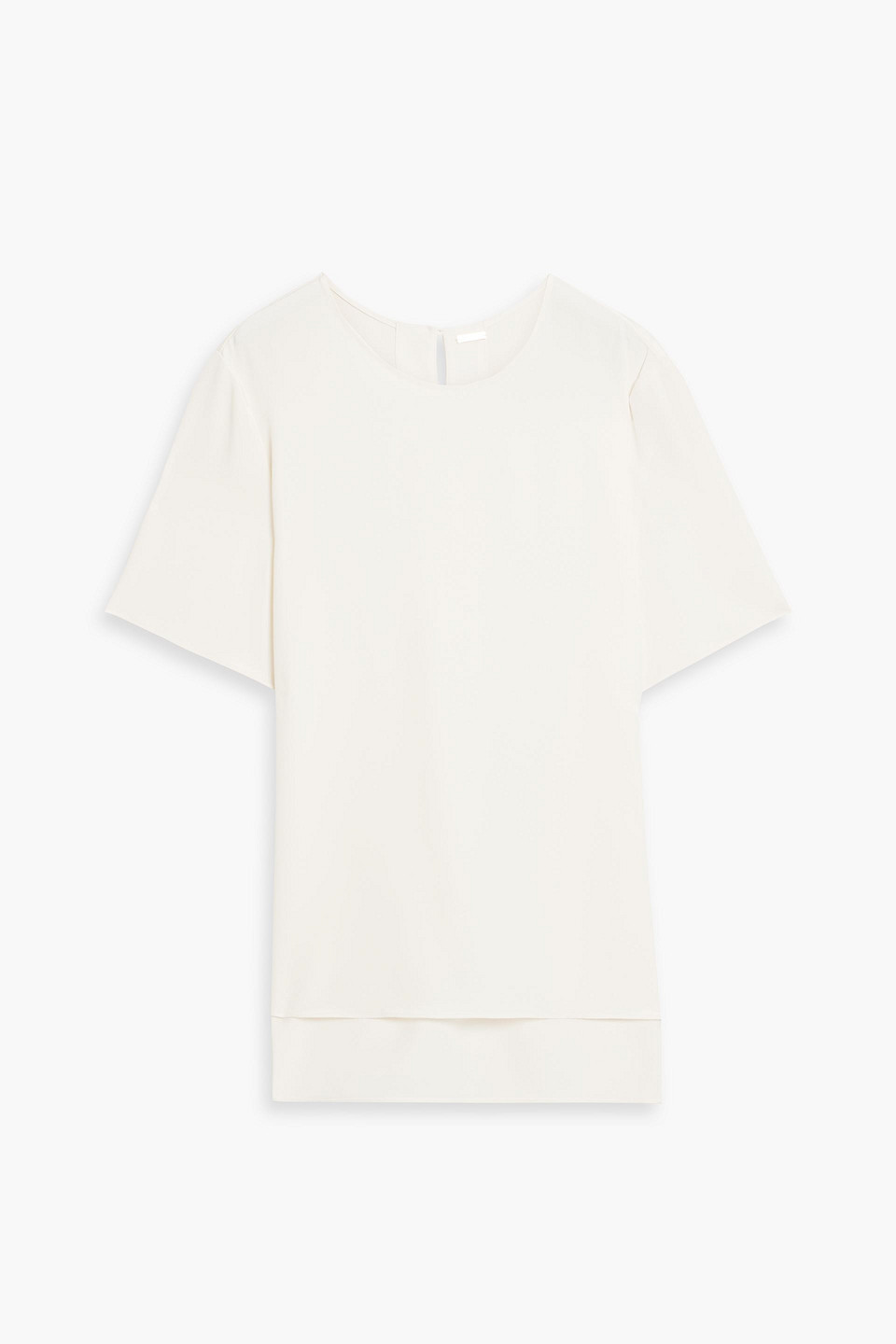 Adam Lippes Silk-crepe blouse