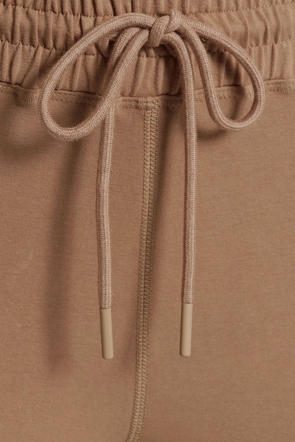 GOOD AMERICAN Cropped stretch-cotton jersey leggings