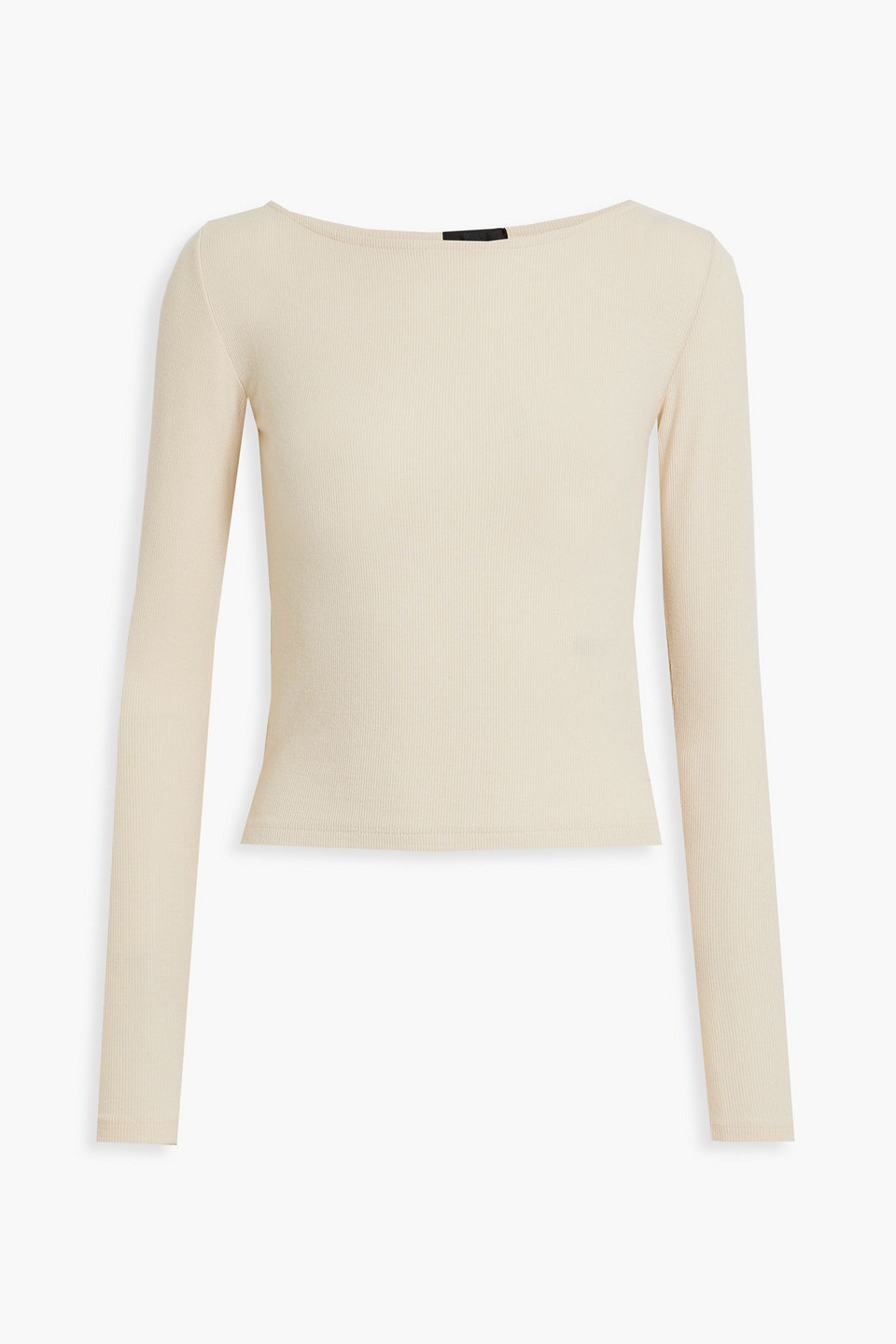 Atm Anthony Thomas Melillo Ribbed Stretch-modal Top In Cream