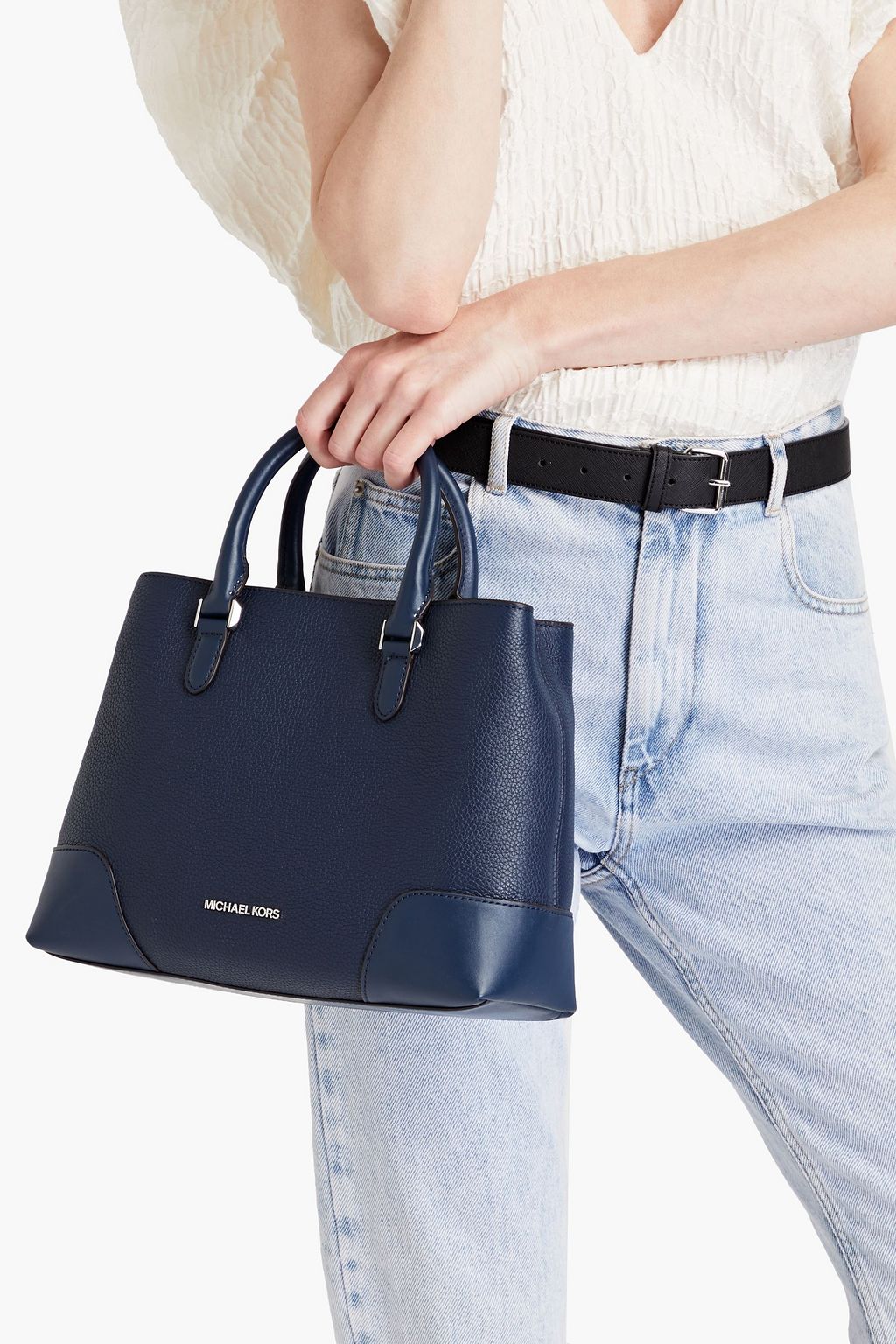 MICHAEL MICHAEL KORS Pebbled-leather tote