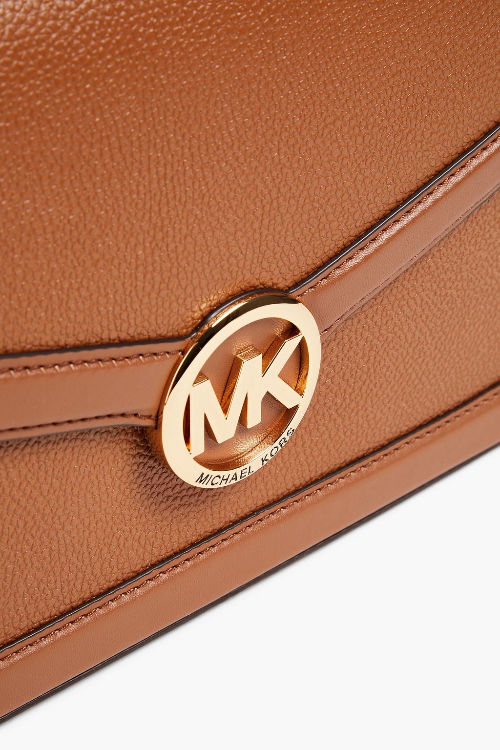 MICHAEL MICHAEL KORS Jessie pebbled-leather shoulder bag