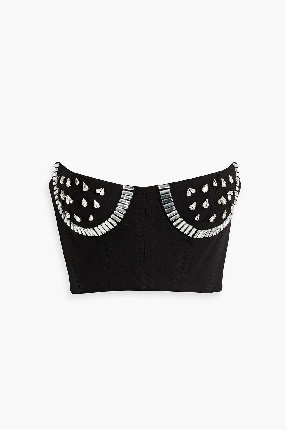 Area Crystal Watermelon Cup Bustier In Multicoloured