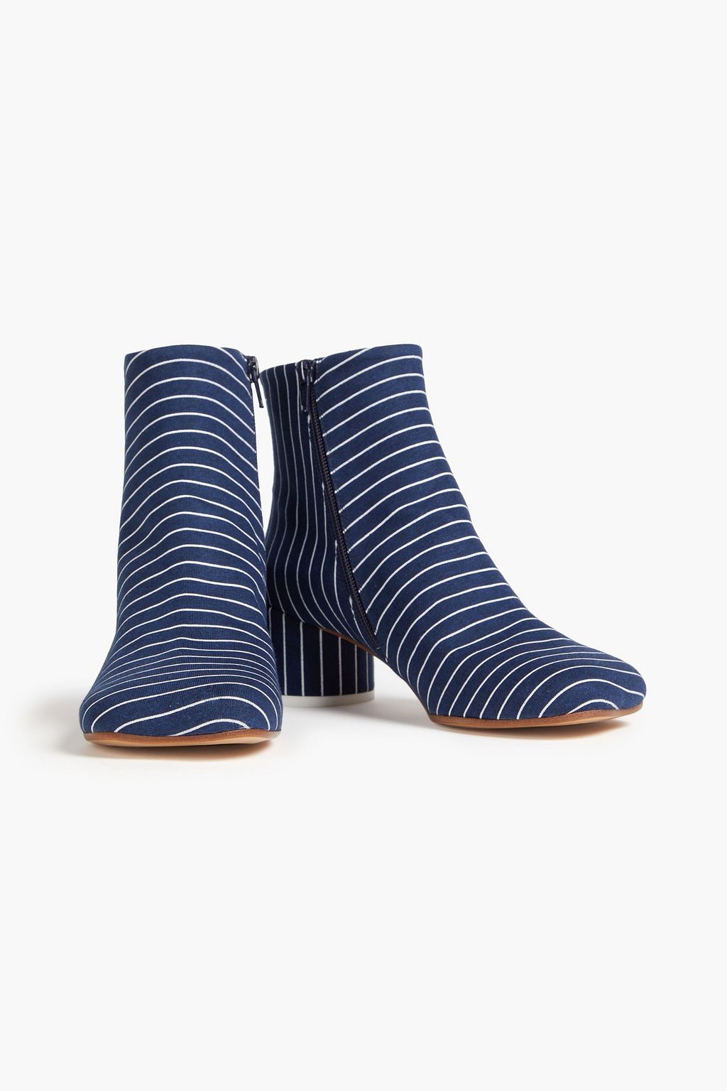 MM6 MAISON MARGIELA ツイル アンクルブーツ ピンストライプ