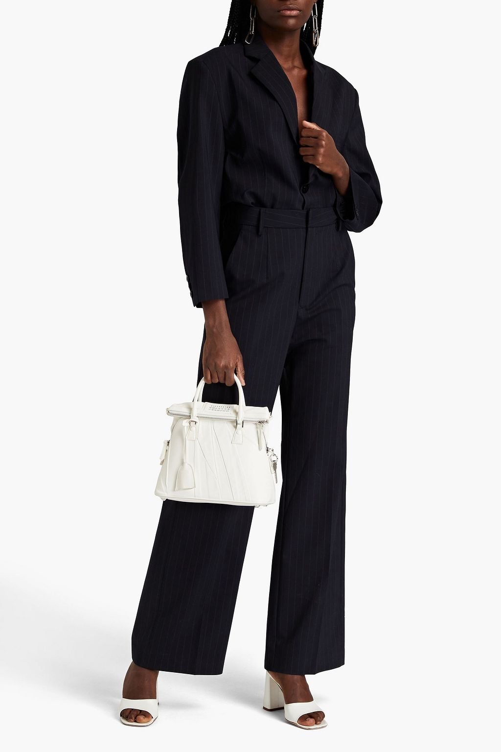 MM6 MAISON MARGIELA Pinstriped woven jumpsuit