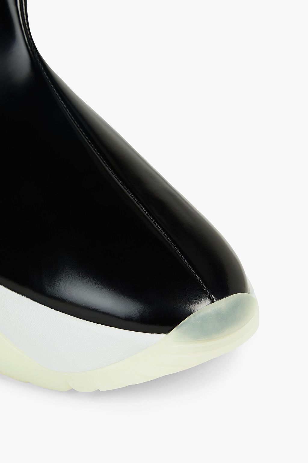 MM6 MAISON MARGIELA Patent-leather platform ankle boots
