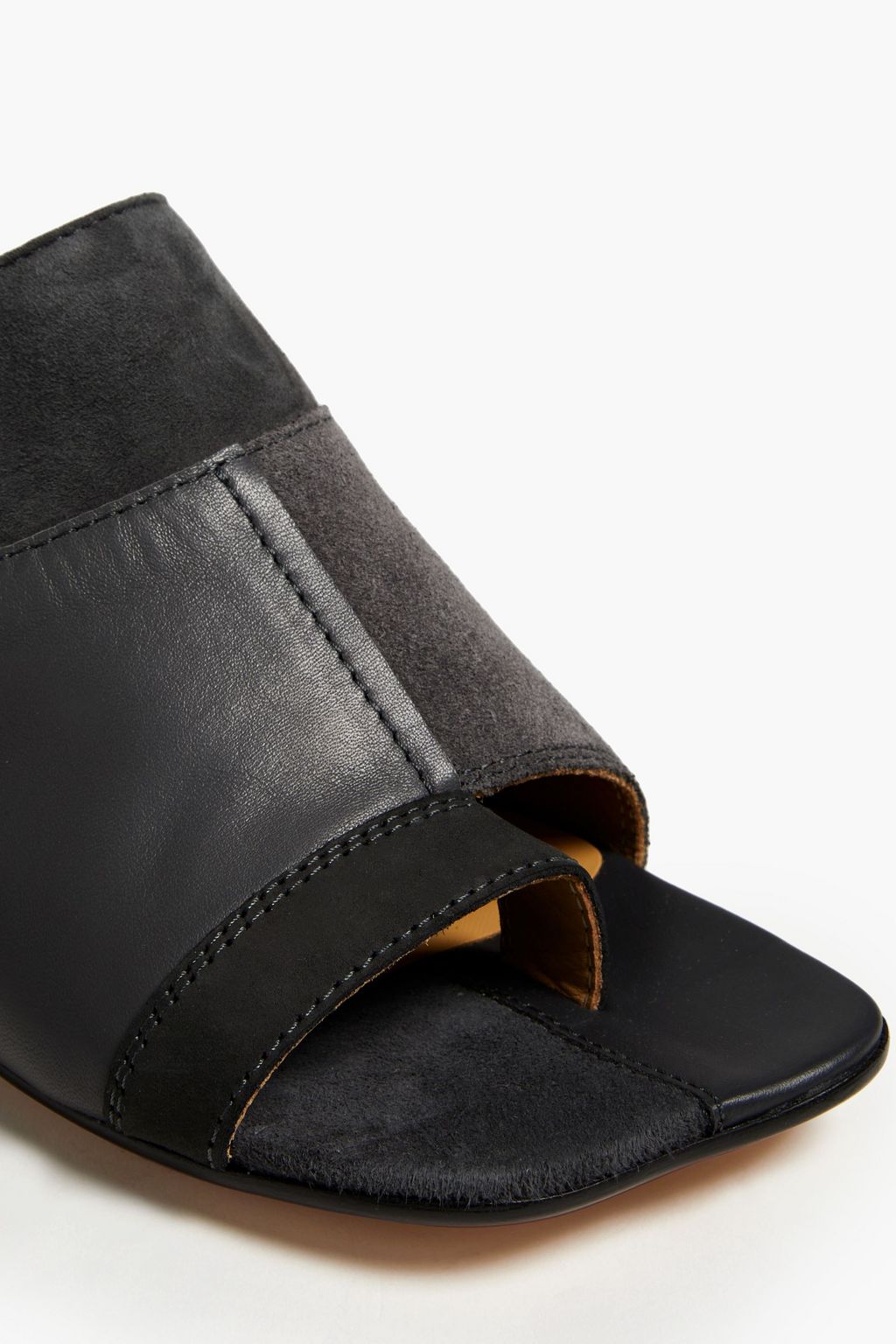 MM6 MAISON MARGIELA Leather and suede mules