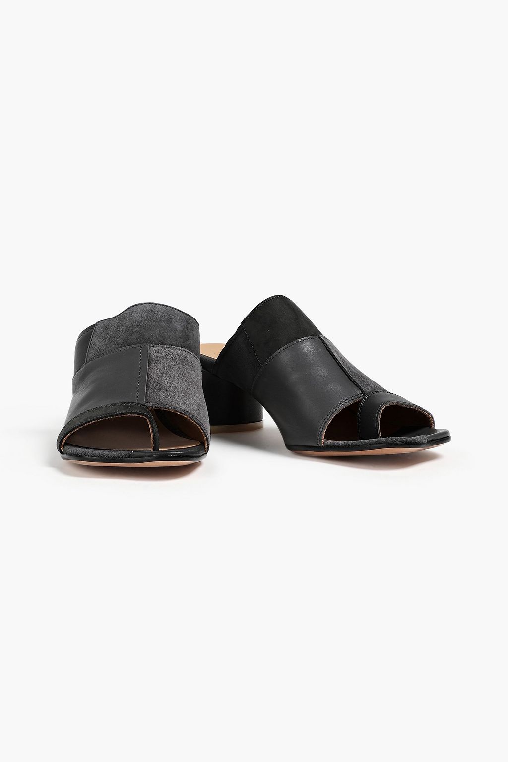MM6 MAISON MARGIELA Leather and suede mules