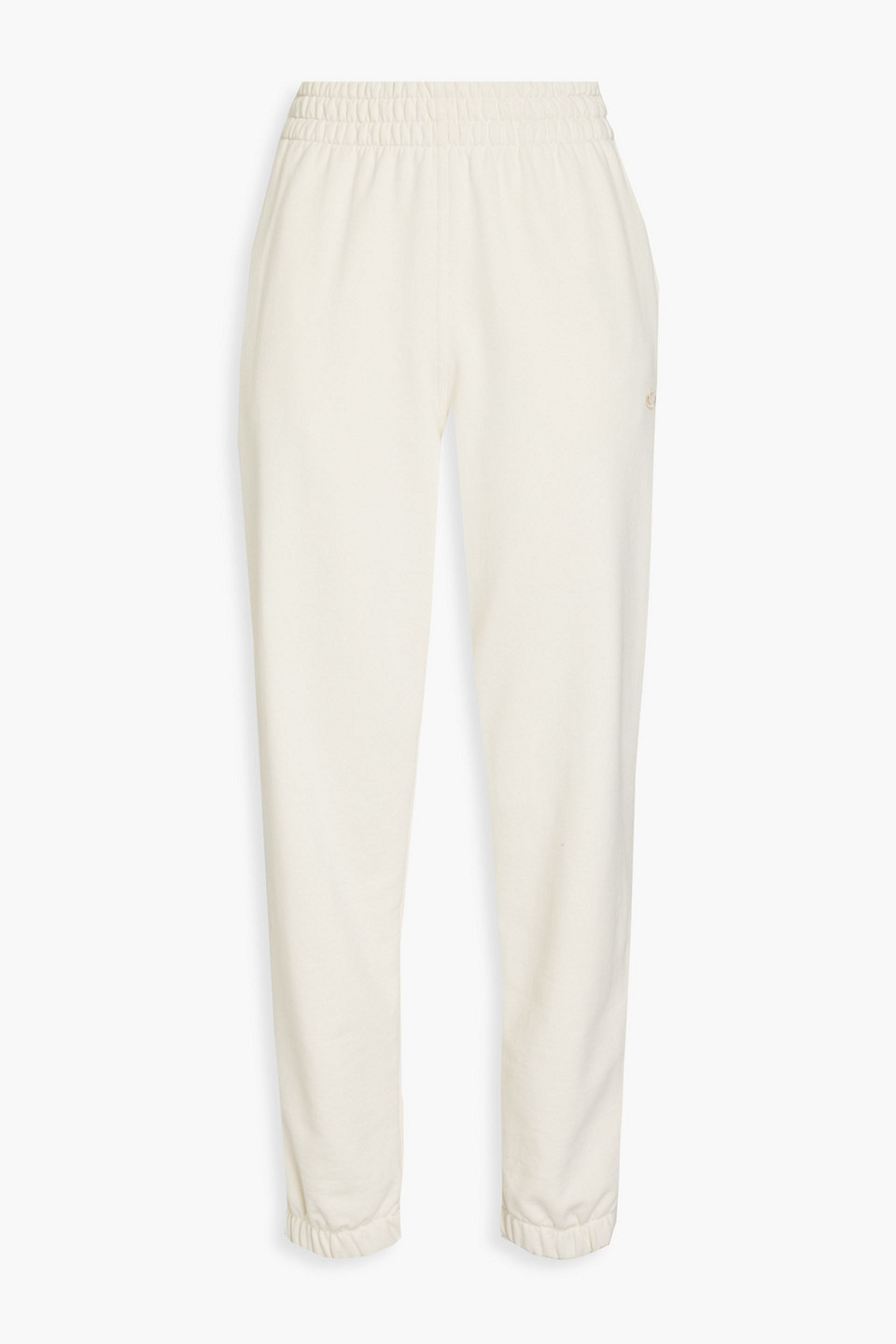 Adidas Originals French Cotton-blend Terry Track Trousers In White