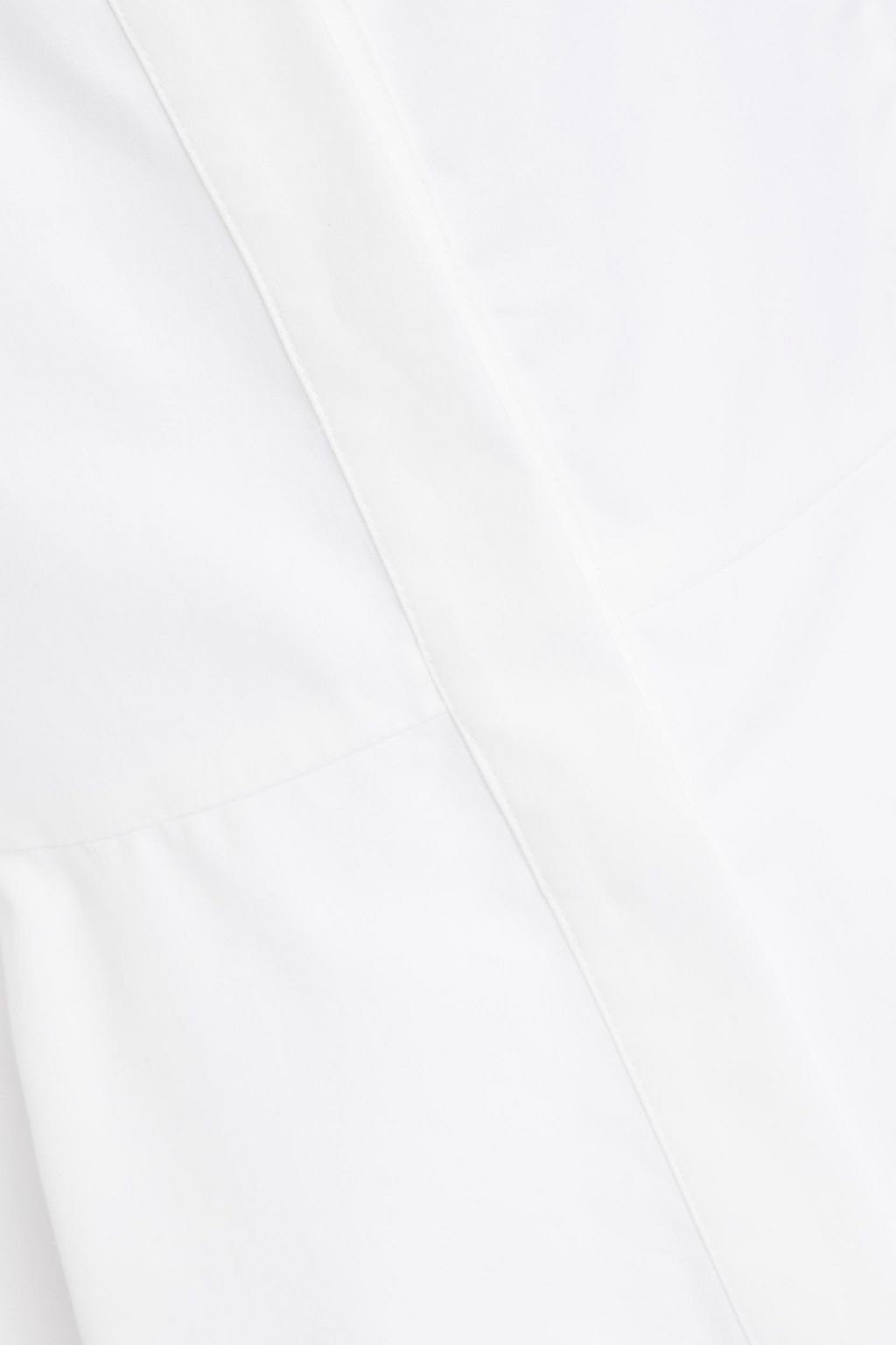 ADAM LIPPES Cotton-poplin peplum shirt
