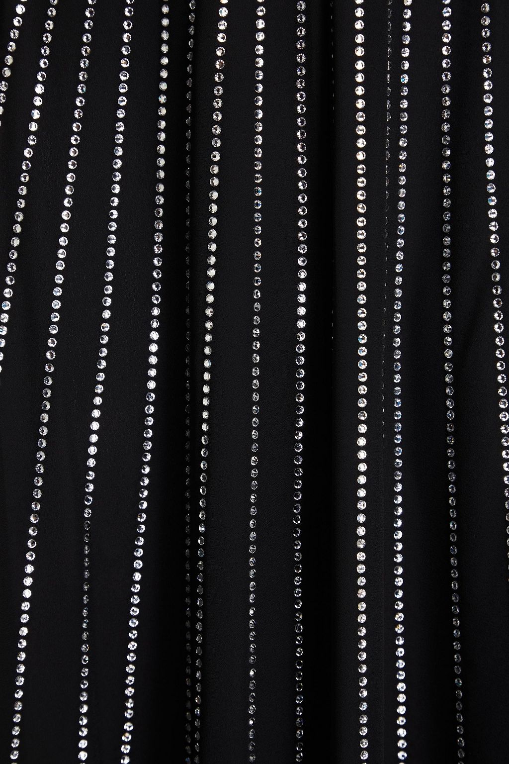 ALEXANDRE VAUTHIER Crystal-embellished georgette midi skirt