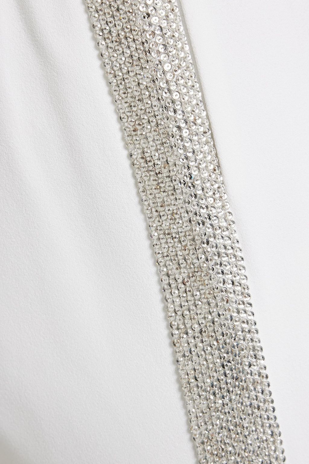 MICHAEL KORS COLLECTION Crystal-embellished crepe straight-leg pants