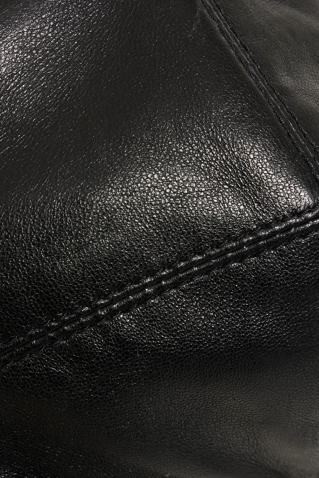 MICHAEL KORS COLLECTION توب على شكل حمالة صدر من الجلد