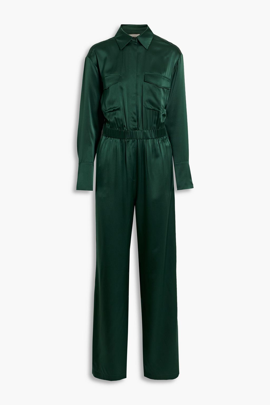 NICHOLAS Emma silk-satin wide-leg jumpsuit | THE OUTNET