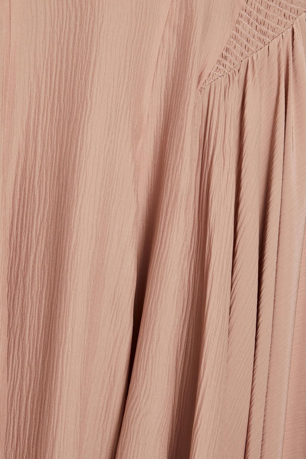 TOVE Veda pleated silk-crepon midi dress