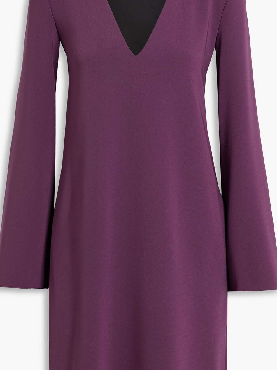 crepe mini dress