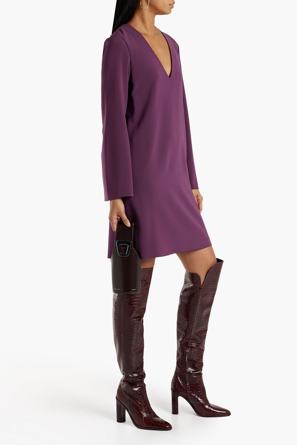 THEORY Crepe mini dress