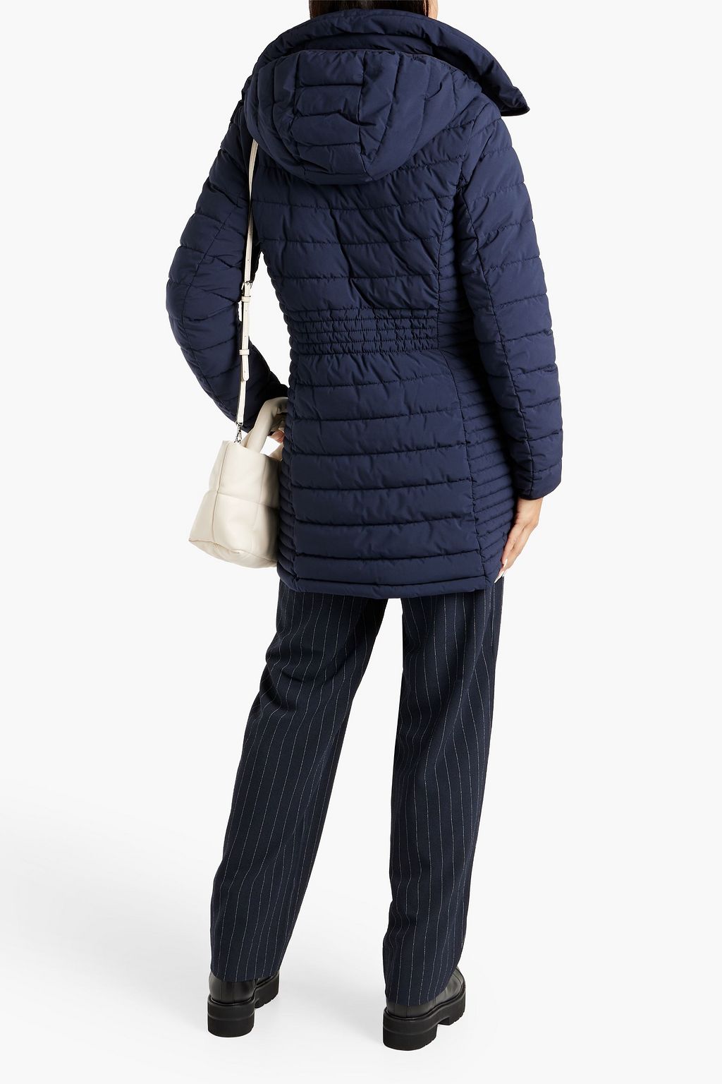 DKNY Quilted shell hooded coat
