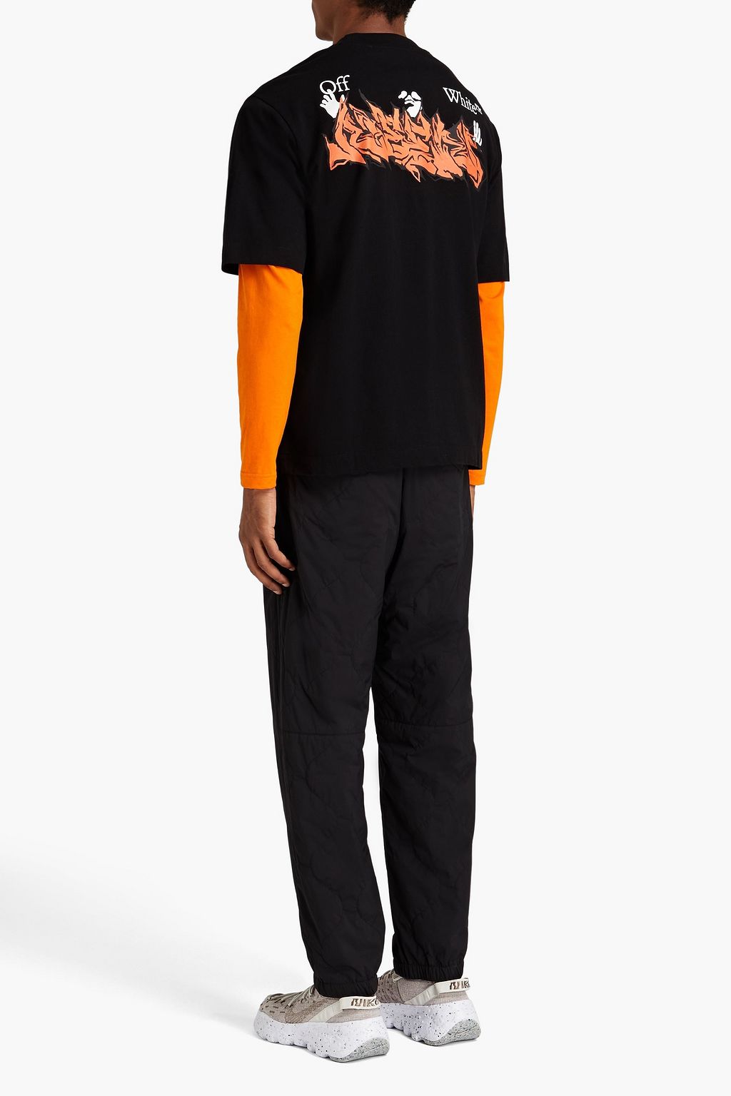 OFF-WHITE™ Printed cotton-jersey T-shirt