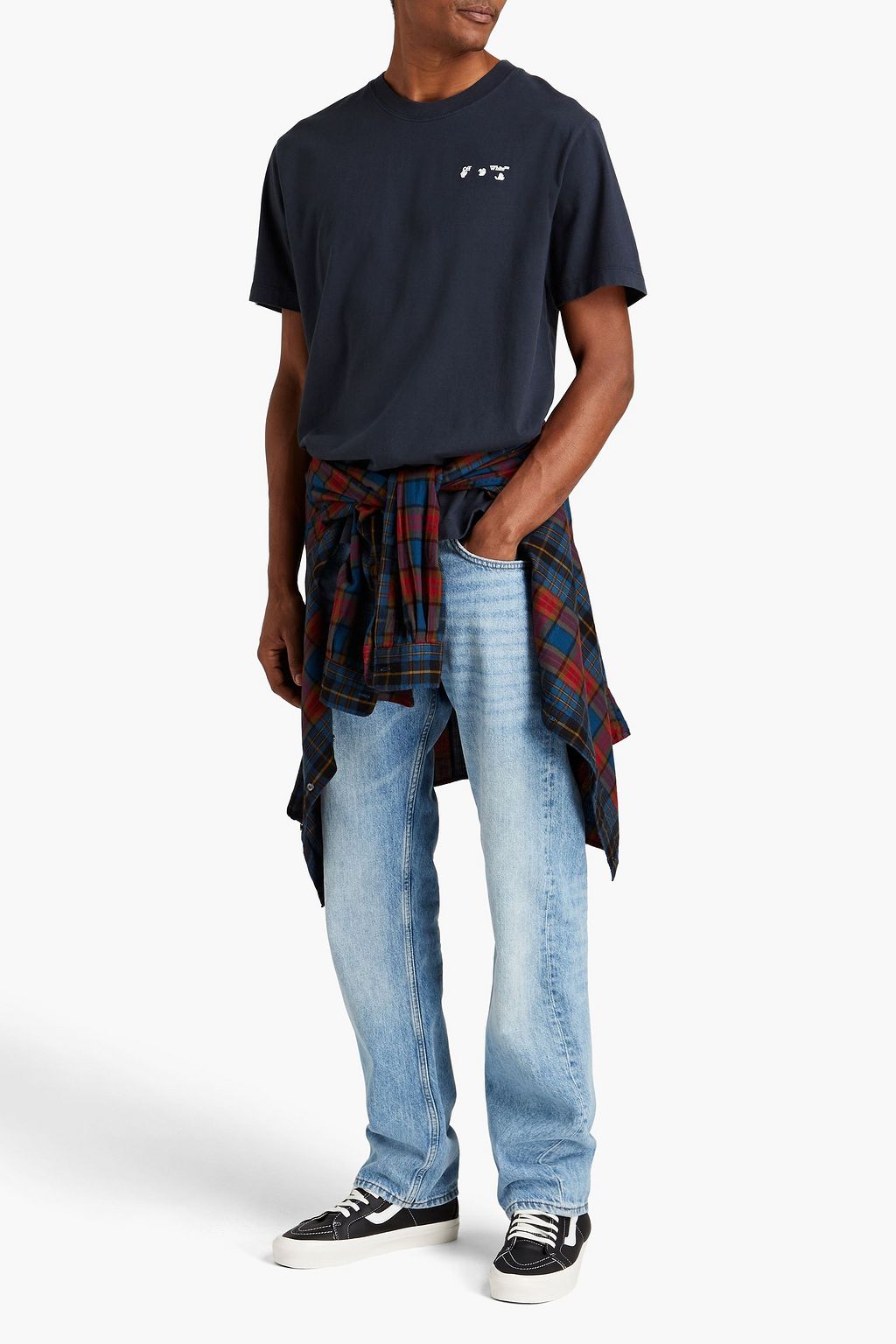 OFF-WHITE™ Printed cotton-jersey T-shirt