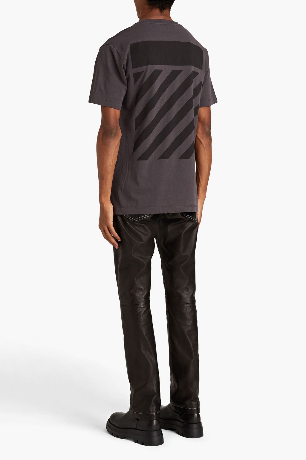 OFF-WHITE™ Printed cotton-jersey T-shirt